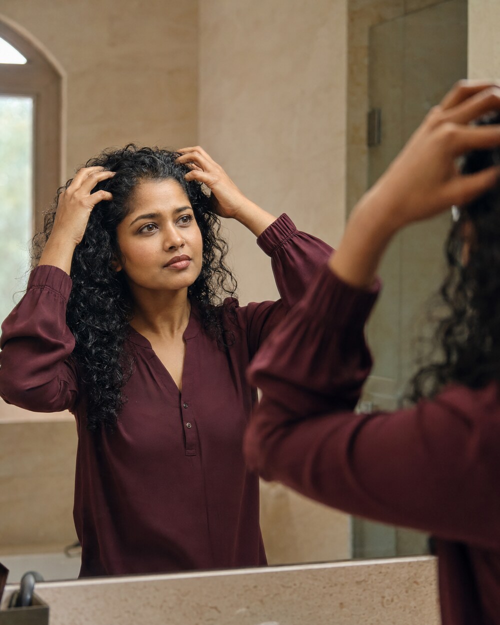 Cleanse the scalp, not the lengths